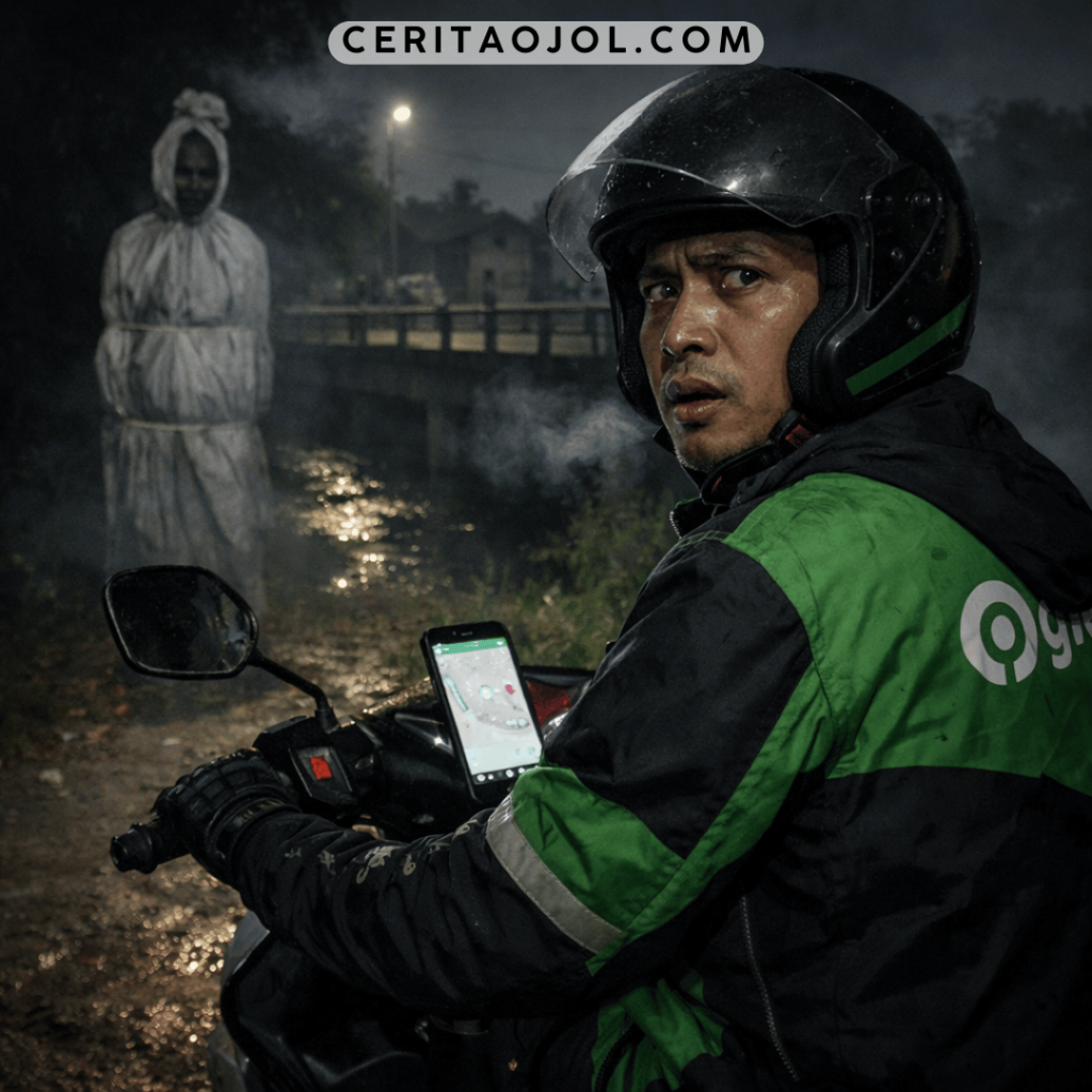 Cerita Horor Driver Ojol Bertemu Pocong dan Penumpang Gaib